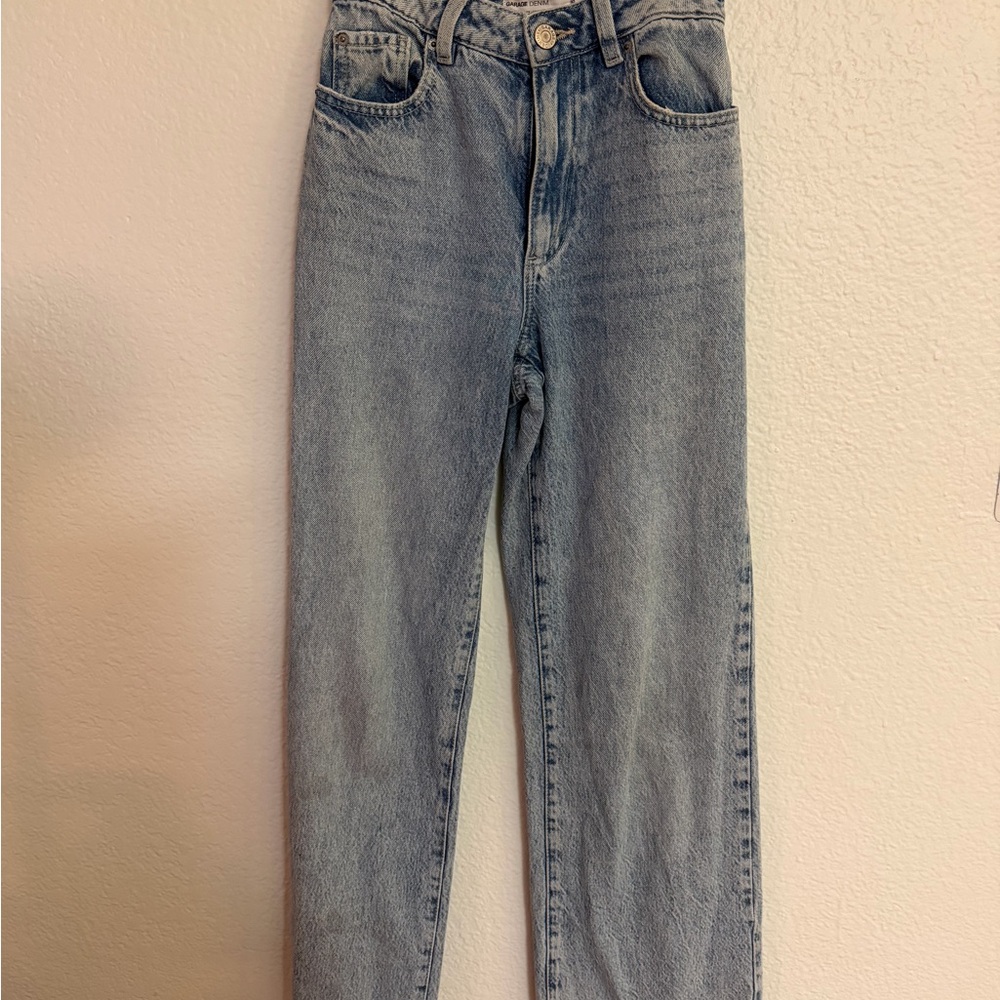 Garage High-Rise Light Blue Denim Jeans